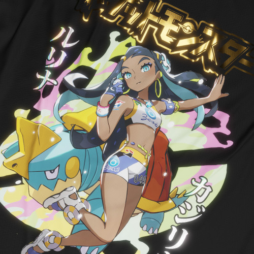 Cathy / Nessa / Rurina - Pokémon Sword & Shield - Polera Holográfica
