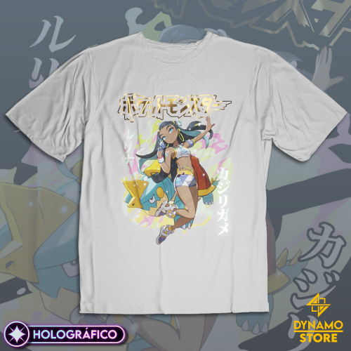 Cathy / Nessa / Rurina - Pokémon Sword & Shield - Polera Holográfica
