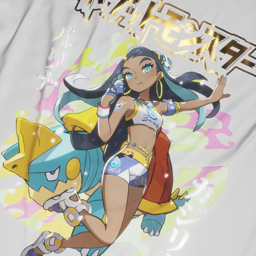 Cathy / Nessa / Rurina - Pokémon Sword & Shield - Polera Holográfica