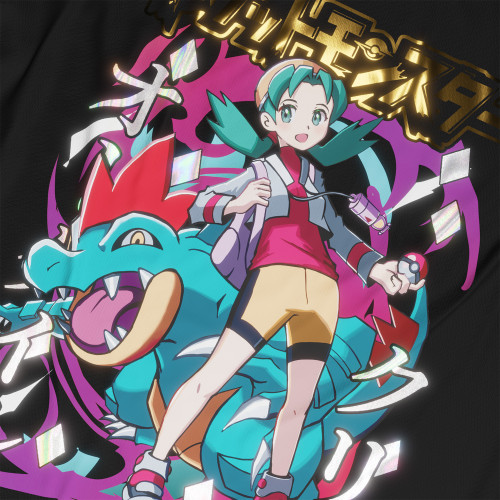 Cristi / Kris - Pokémon Cristal - Polera Holográfica