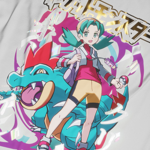 Cristi / Kris - Pokémon Cristal - Polera Holográfica