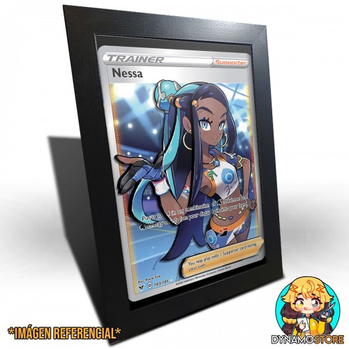 Pokemon TCG Nessa - Cuadro 3D