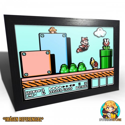 Super Mario Bros - Cuadro 3D