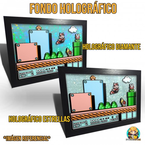 Super Mario Bros - Cuadro 3D