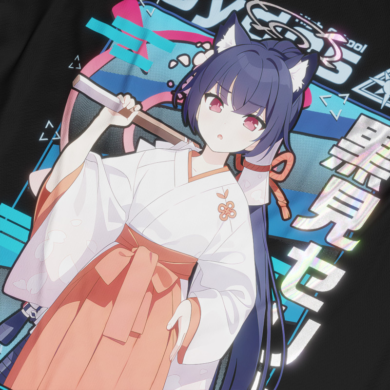 Kuromi Serika (New Year) - Blue Archive - Polera Holográfica