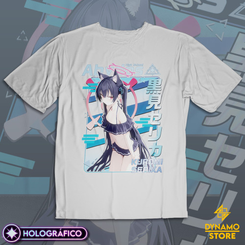 Kuromi Serika (Swimsuit) - Blue Archive - Polera Holográfica