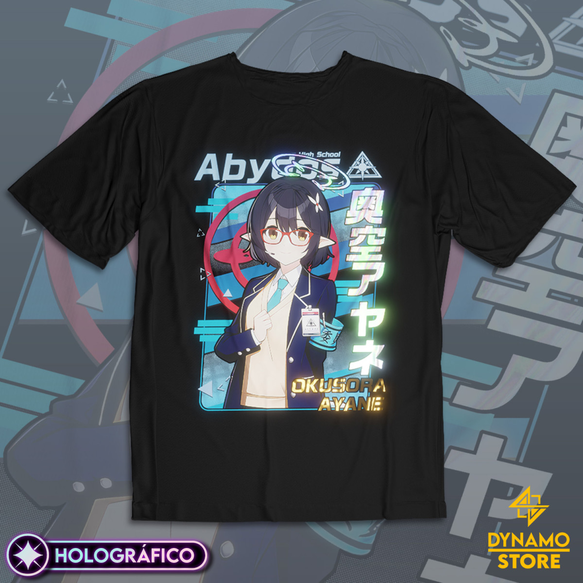Okusora Ayane - Blue Archive - Polera Holográfica