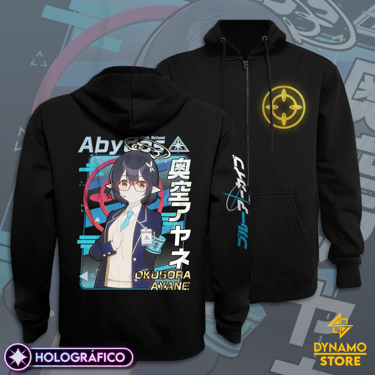 Okusora Ayane - Blue Archive - Polerón Holografico