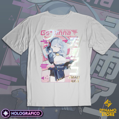 Amau Ako - Blue Archive - Polera Holográfica