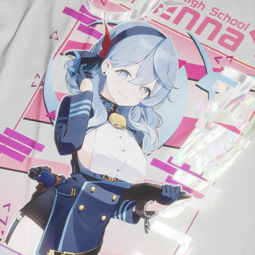 Amau Ako - Blue Archive - Polera Holográfica