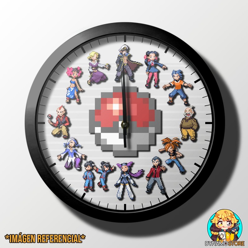 Pokemon Ruby/Sapphire/Emerald Gym Leaders - Reloj 3D