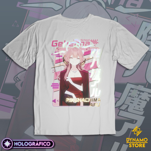 Rikuhachima Aru (Dress ver.) - Blue Archive - Polera Holográfica