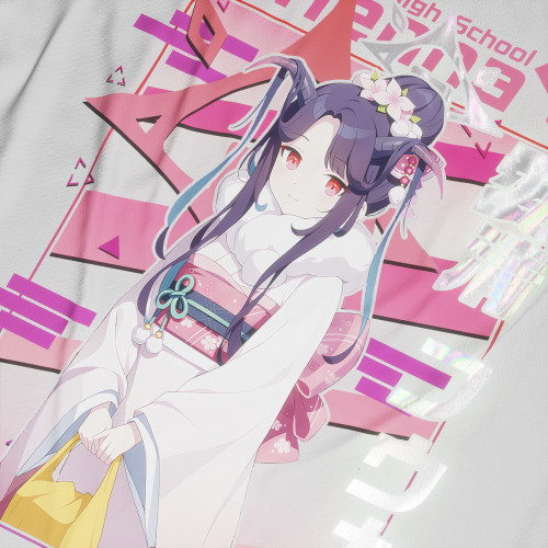 Aikiyo Fuuka (New Year ver.) - Blue Archive - Polera Holográfica