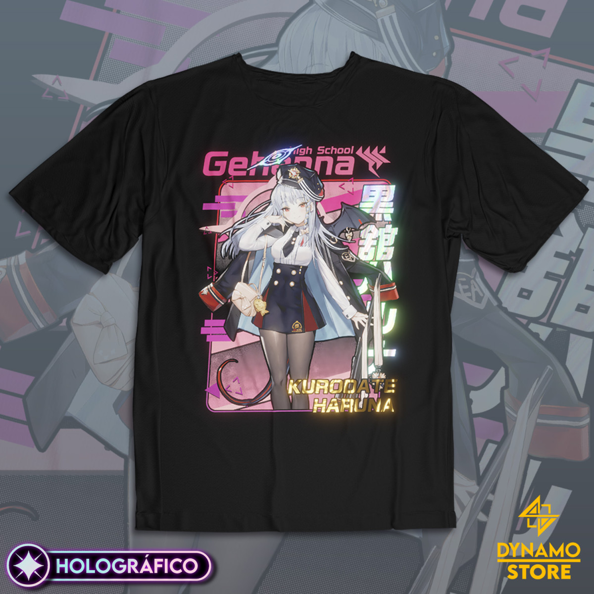 Kurodate Haruna - Blue Archive - Polera Holográfica