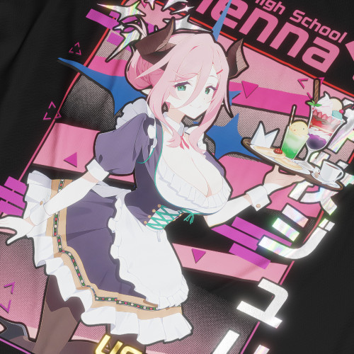 Ushimaki Juri (Part timer ver.) - Blue Archive - Polera Holográfica