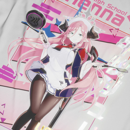 Ushimaki Juri - Blue Archive - Polera Holográfica