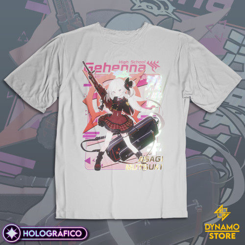 Asagi Mutsuki - Blue Archive - Polera Holográfica