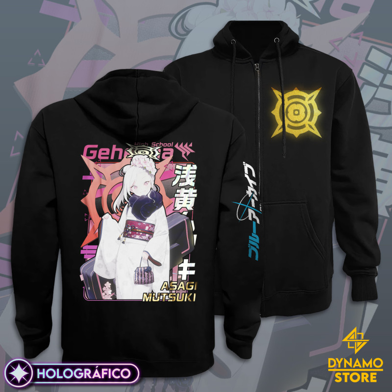 Asagi Mutsuki (New Year ver.) - Blue Archive - Polerón Holografico