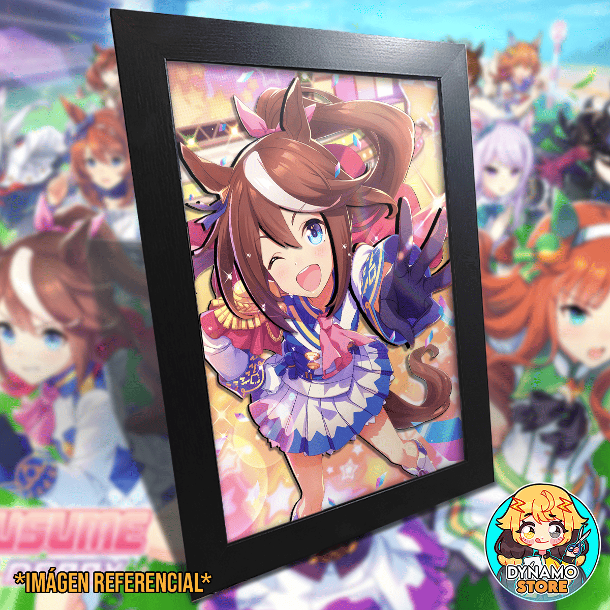 Tokai Teio, Uma Musume - Cuadro 3D