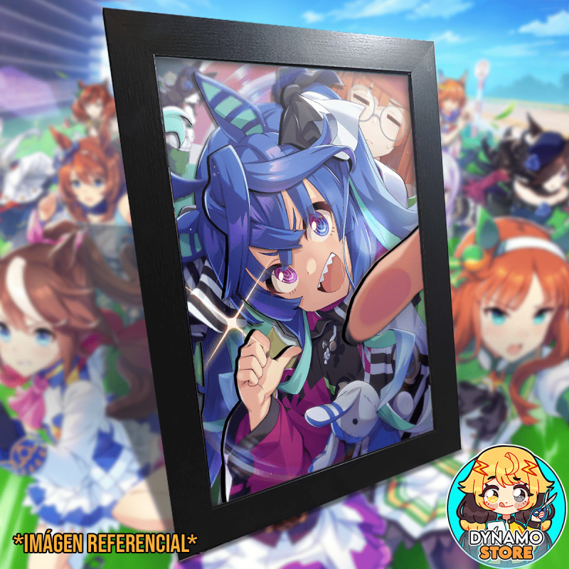 Twin Turbo, Uma Musume - Cuadro 3D