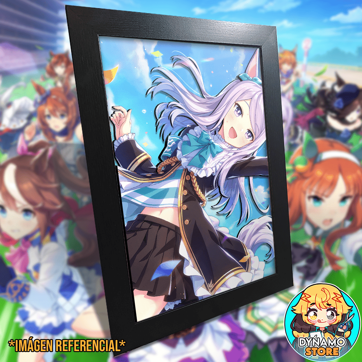 Mejiro McQueen, Uma Musume - Cuadro 3D
