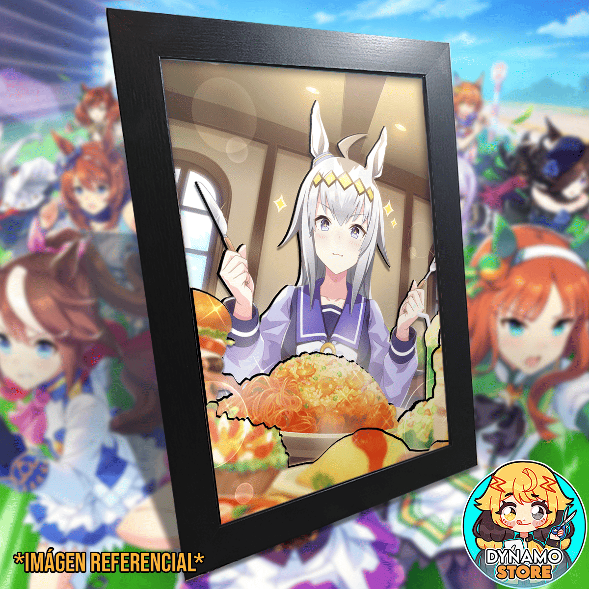 Oguri Cap, Uma Musume - Cuadro 3D