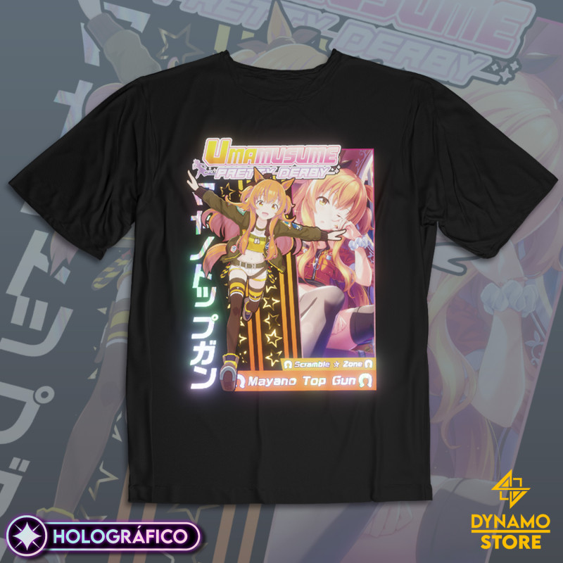 Mayano Top Gun - Umamusume Pretty Derby - Polera Holográfica