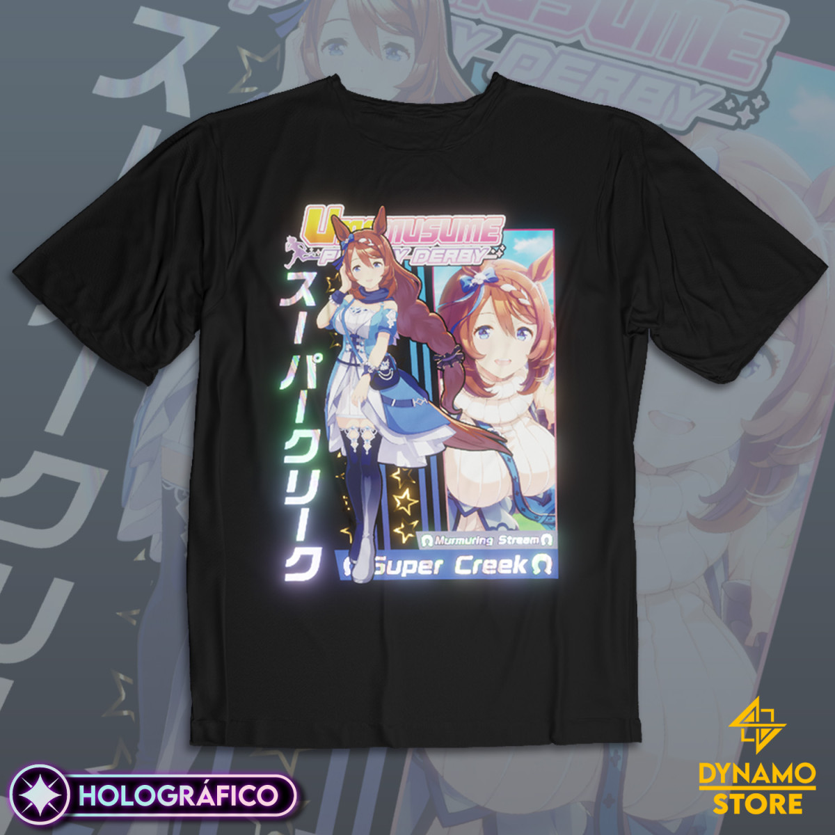 Super Creek - Umamusume Pretty Derby - Polera Holográfica