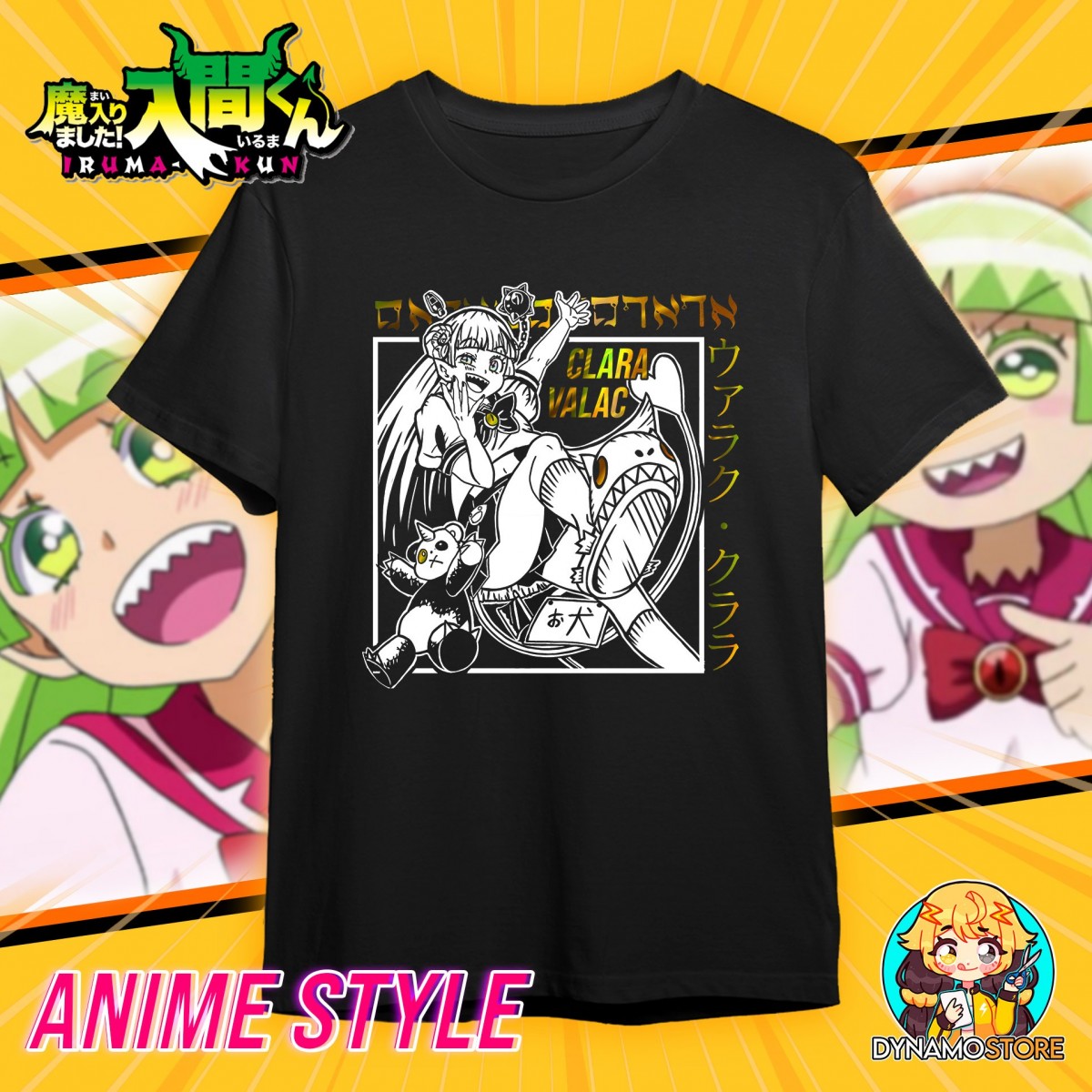 Polera Holográfica - Clara Valac - Marimashita! Iruma-kun