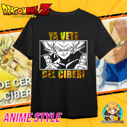 Polera Holográfica - Ya Vete del Ciber - Dragon Ball Z