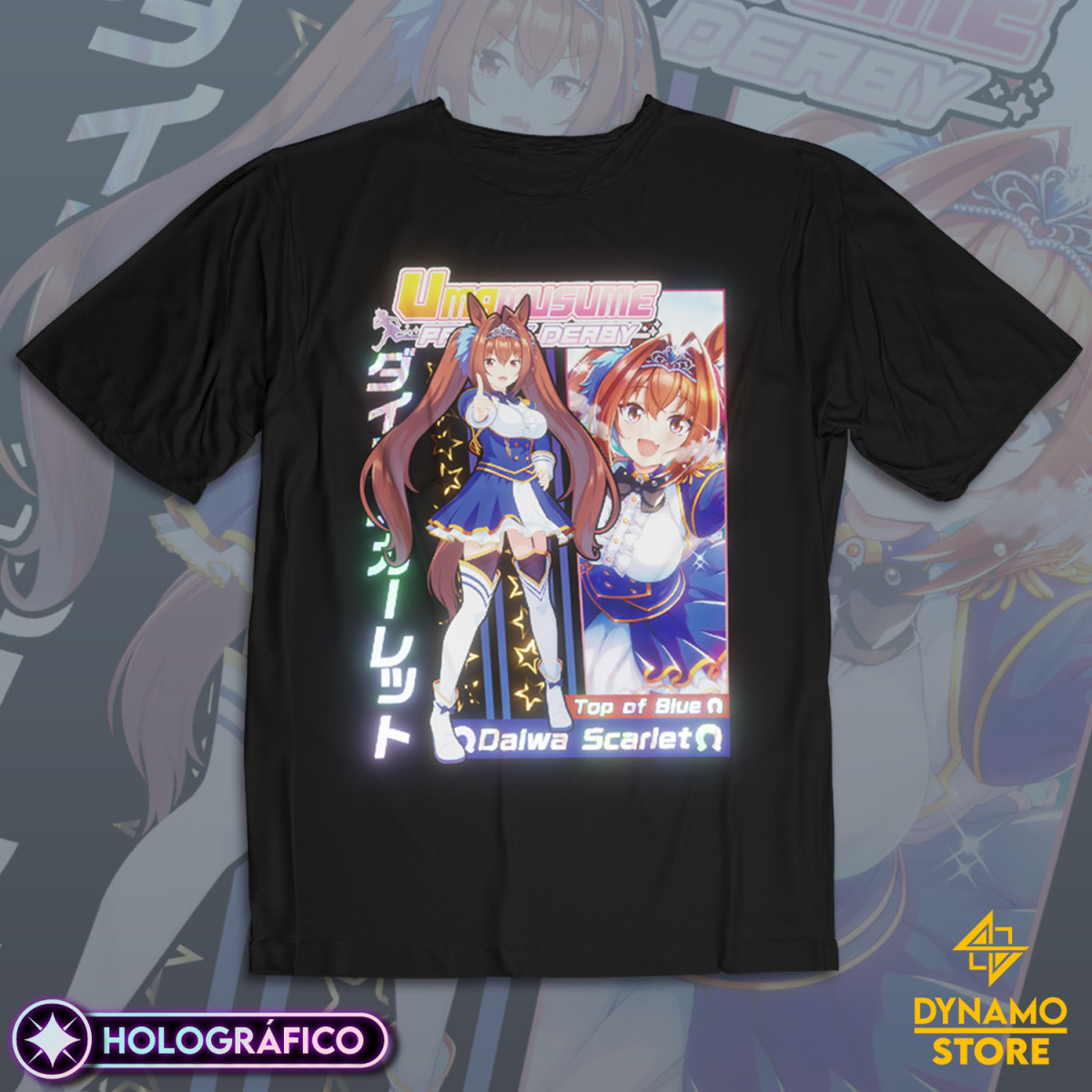 Daiwa Scarlet - Umamusume Pretty Derby - Polera Holográfica