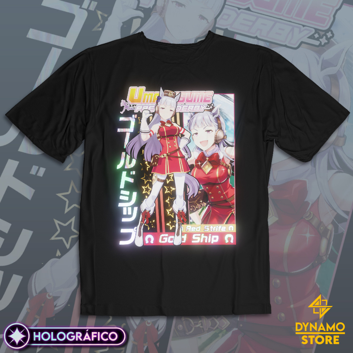 Gold Ship - Umamusume Pretty Derby - Polera Holográfica