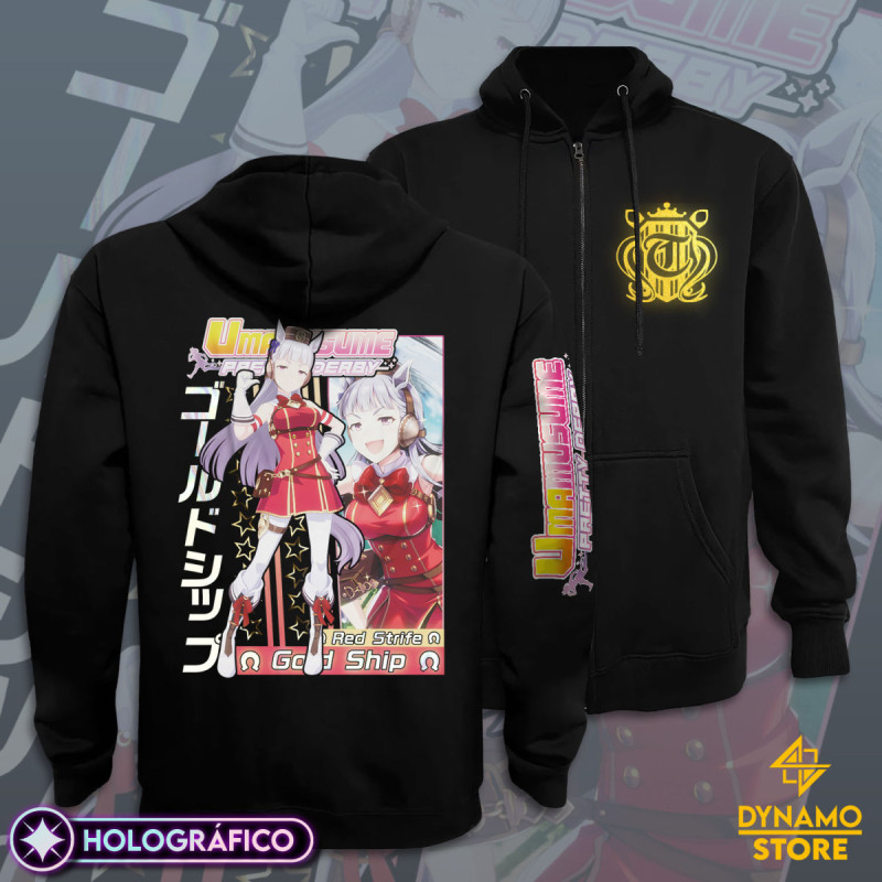 Gold Ship - Umamusume Pretty Derby - Poleron Holográfica