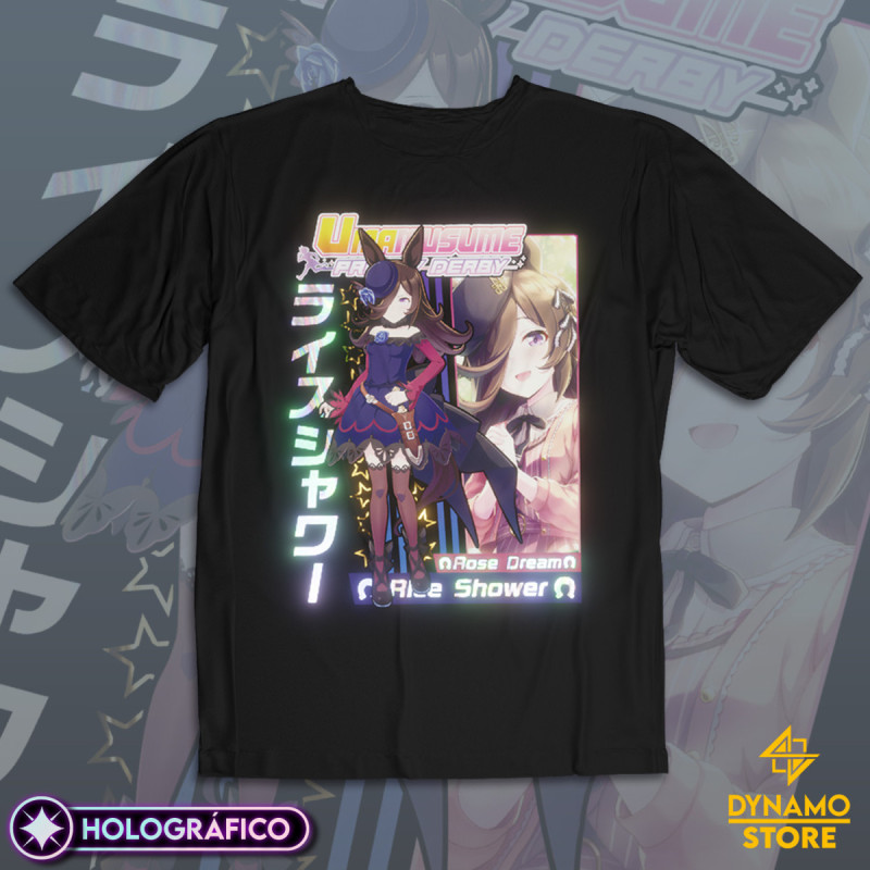 Rice Shower - Umamusume Pretty Derby - Polera Holográfica