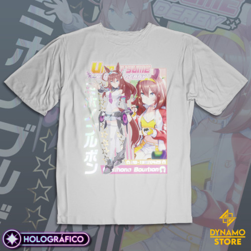 Mihono Bourbon  - Umamusume Pretty Derby - Polera Holográfica