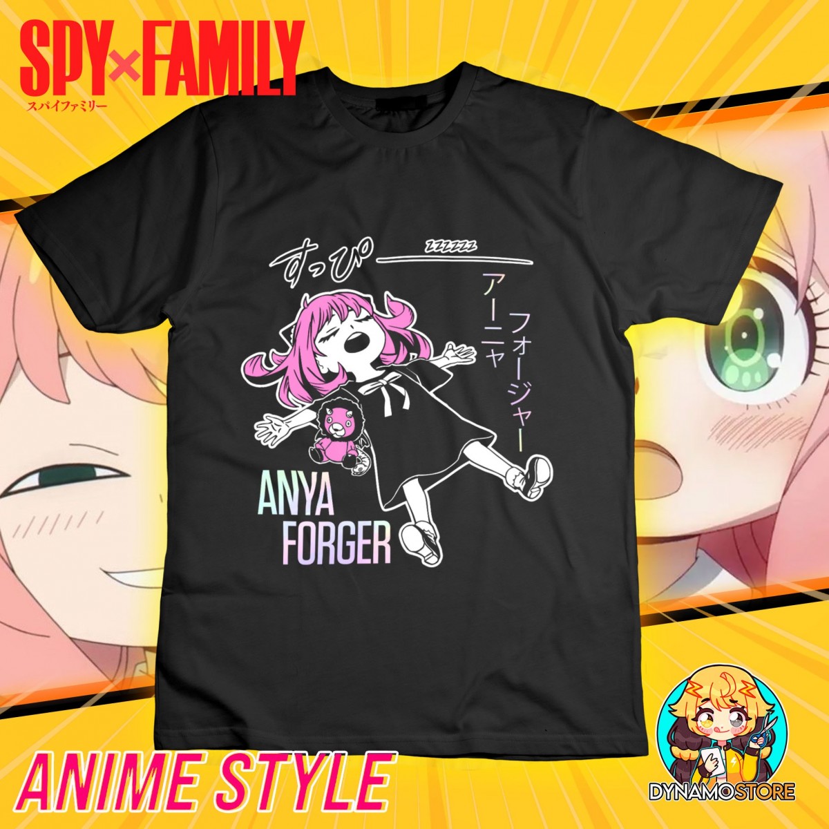 Polera Holográfica - Anya Forger - Spy x Family