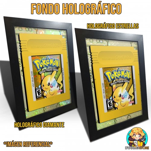 Cartucho Pokemon Yellow - Cuadro 3D