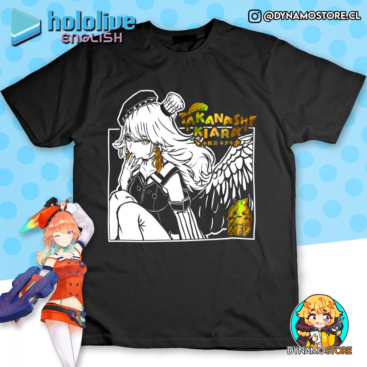 Polera Holográfica - Takanashi Kiara - Hololive EN