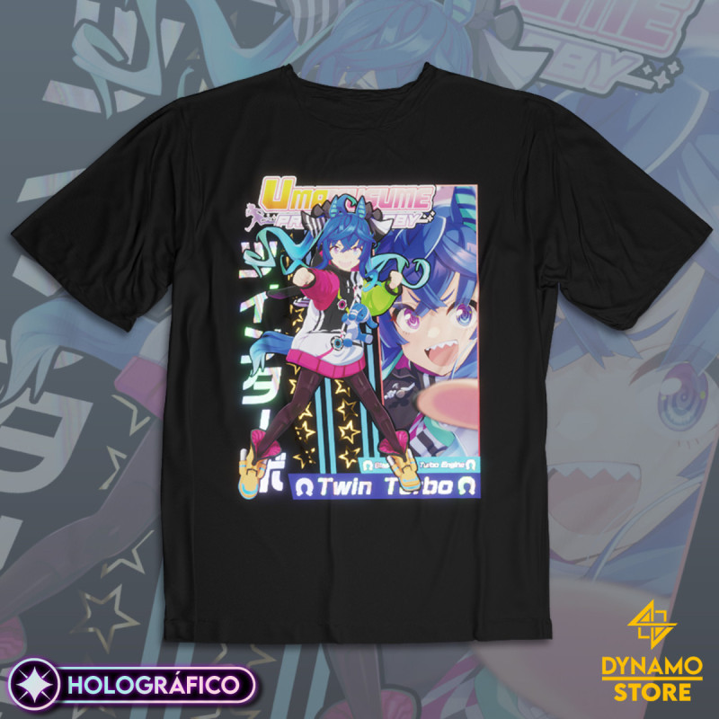 Twin Turbo - Umamusume Pretty Derby - Polera Holográfica