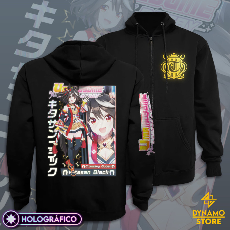 Kitasan Black - Umamusume Pretty Derby - Poleron Holográfica