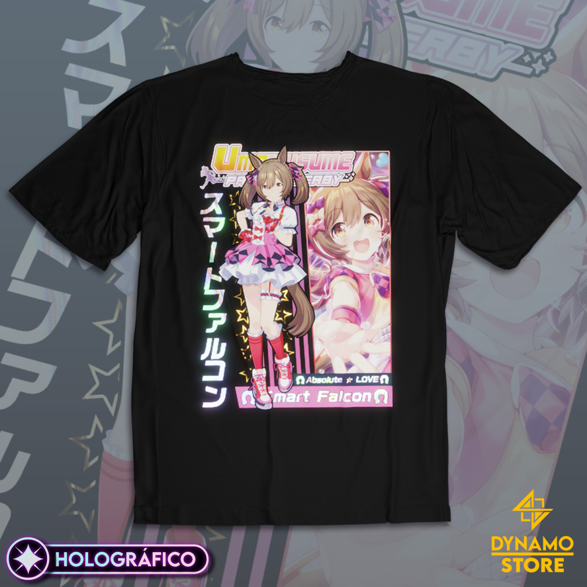 Smart Falcon - Umamusume Pretty Derby - Polera Holográfica