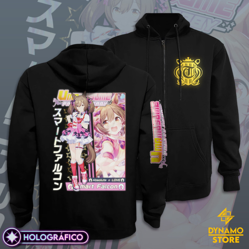 Smart Falcon - Umamusume Pretty Derby - Poleron Holográfica