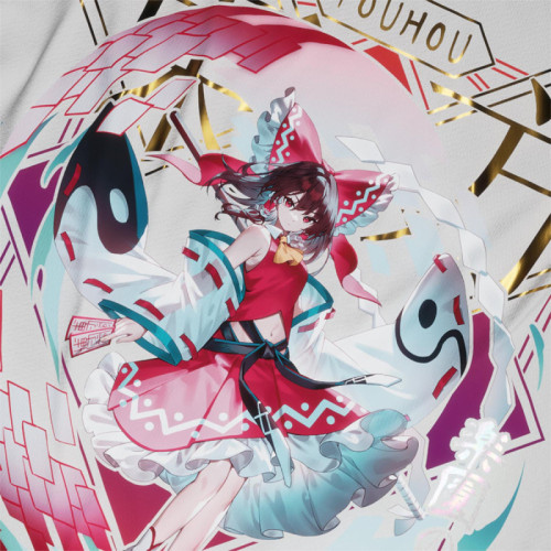 Reimu  Hakurei - Touhou - Polera Holográfica - MYTHRIL PRINT