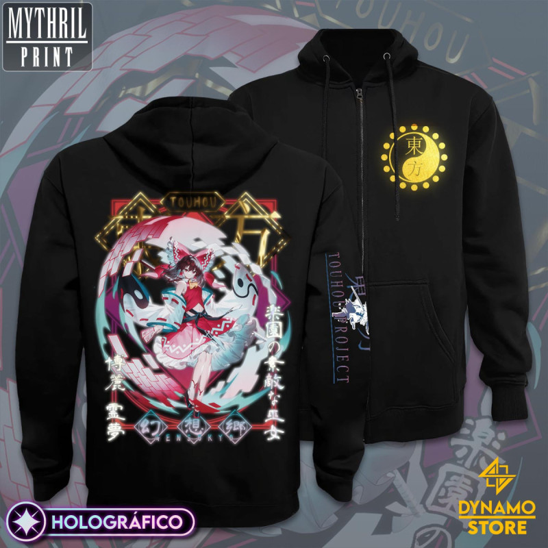 Reimu  Hakurei - Touhou - Poleron Holográfica - MYTHRIL PRINT