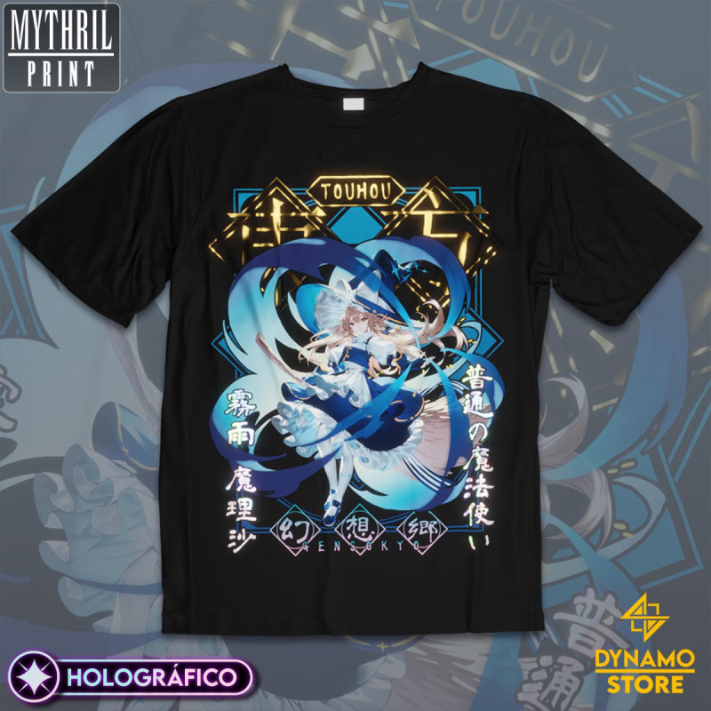 Marisa Kirisame - Touhou - Polera Holográfica - MYTHRIL PRINT