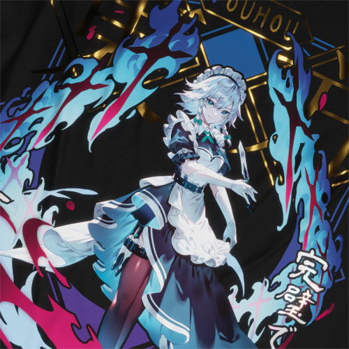Sakuya Izayoi - Touhou - Polera Holográfica - MYTHRIL PRINT
