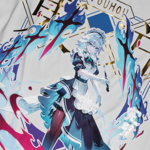 Sakuya Izayoi - Touhou - Polera Holográfica - MYTHRIL PRINT