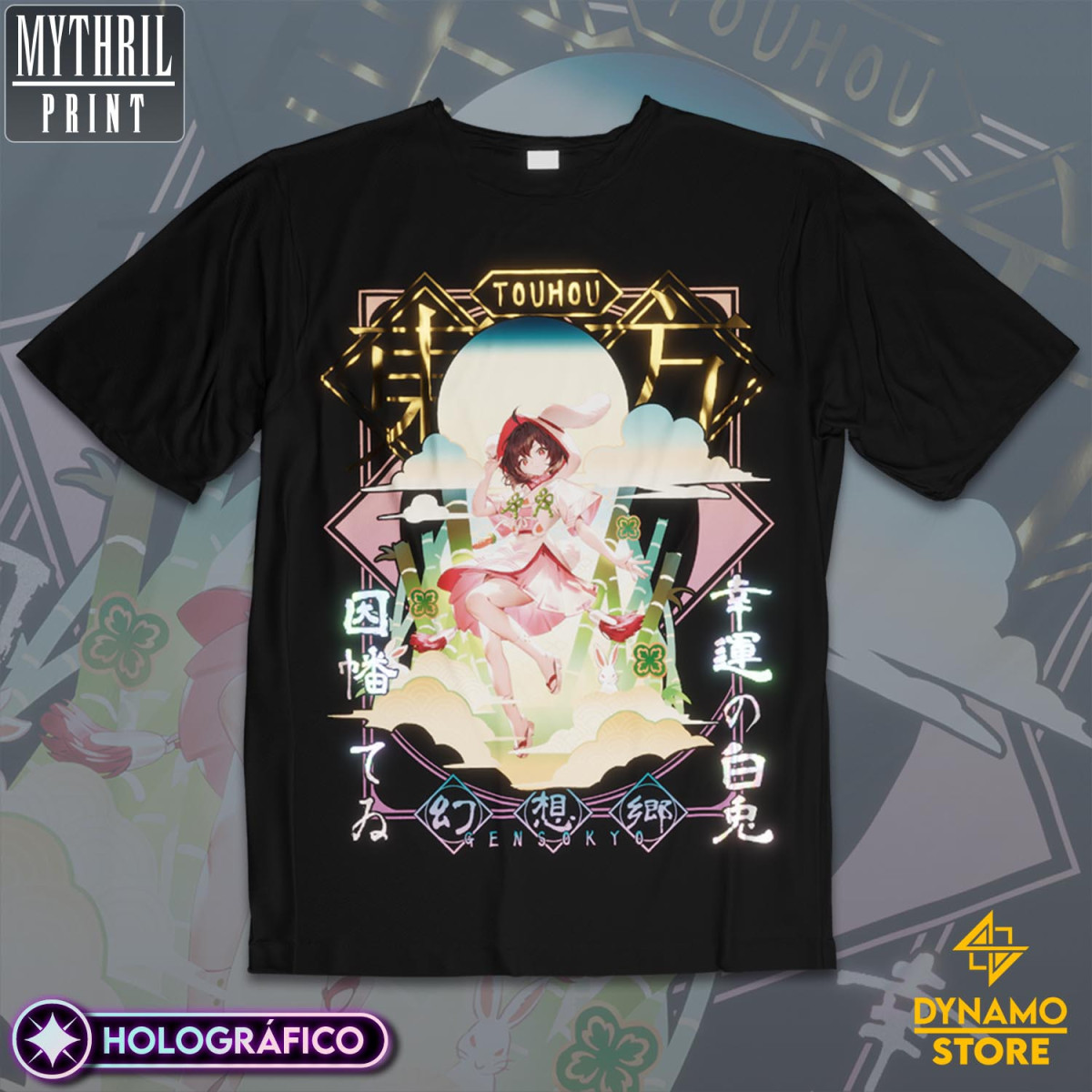 Tewi Inaba - Touhou - Polera Holográfica - MYTHRIL PRINT