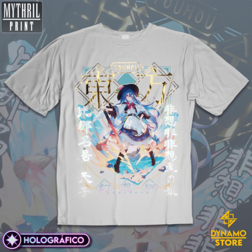 Hinanawi Tenshi - Touhou - Polera Holográfica - MYTHRIL PRINT