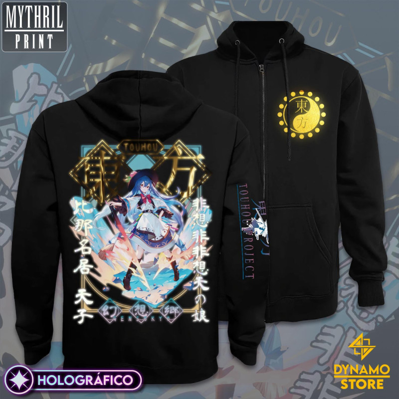 Hinanawi Tenshi - Touhou - Poleron Holográfica - MYTHRIL PRINT